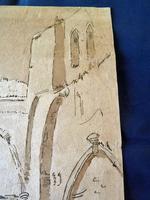 18th Century Old Master Pen & Ink "Ruins" (6 of 6) 18th Century Old Master Pen & Ink "Ruins" (6 of 6)