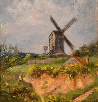 Oil Painting by William Rackham "Mill on the Mousehold Heath" (3 of 4) Oil Painting by William Rackham "Mill on the Mousehold Heath" (3 of 4)