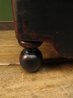 Large Antique Painted Black Bow Front Chest of Drawers, Gothic Shabby Chic (13 of 19) Large Antique Painted Black Bow Front Chest of Drawers, Gothic Shabby Chic (13 of 19)