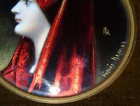 Enamelled Miniature Portrait Saint Fabiola after Jean Jacques Henner (5 of 6) Enamelled Miniature Portrait Saint Fabiola after Jean Jacques Henner (5 of 6)