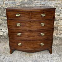 Large Regency Mahogany Bow Front Chest of Drawers (2 of 19) Large Regency Mahogany Bow Front Chest of Drawers (2 of 19)