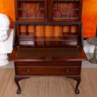 Secretaire Bureau Bookcase Astragal Glazed Mahogany Library Cabinet Edwardian (14 of 14) Secretaire Bureau Bookcase Astragal Glazed Mahogany Library Cabinet Edwardian (14 of 14)