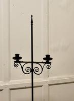 Tall Arts and Crafts Wrought Iron Candle Stick or Torchère (4 of 6) Tall Arts and Crafts Wrought Iron Candle Stick or Torchère (4 of 6)