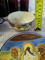 Pair of Oriental Porcelain Tea Cup & Saucer with Hand Painted Geisha Lady (9 of 9) Pair of Oriental Porcelain Tea Cup & Saucer with Hand Painted Geisha Lady (9 of 9)