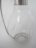 Elkington & Co Victorian Silver Claret Jug with Plain Mount & Clear Glass Body (2 of 5) Elkington & Co Victorian Silver Claret Jug with Plain Mount & Clear Glass Body (2 of 5)