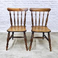 Superb Pair of Windsor Spindleback Side Chairs (2 of 6) Superb Pair of Windsor Spindleback Side Chairs (2 of 6)