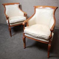 Pair of French Empire Style Armchairs (8 of 13) Pair of French Empire Style Armchairs (8 of 13)