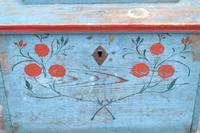 Swedish 'folk art' original blue paint box from hälsingland region, 1847. (14 of 26) Swedish 'folk art' original blue paint box from hälsingland region, 1847. (14 of 26)