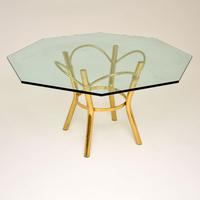 1970’s Vintage Brass & Glass Dining Table (3 of 6) 1970’s Vintage Brass & Glass Dining Table (3 of 6)