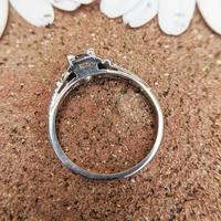 Art Deco Platinum Diamond Solitaire Ring, Antique Diamond Engagement Ring (5 of 8) Art Deco Platinum Diamond Solitaire Ring, Antique Diamond Engagement Ring (5 of 8)