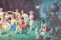 After: 'Hans Zatzka' Lovely Large Children Playing Gilt Framed Print (3 of 12) After: 'Hans Zatzka' Lovely Large Children Playing Gilt Framed Print (3 of 12)