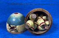 19th Century Skittles Game in Tunbridge Ware White Wood Painted Egg (12 of 21) 19th Century Skittles Game in Tunbridge Ware White Wood Painted Egg (12 of 21)