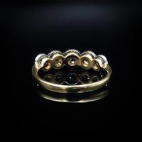 Antique Bezel Diamond Five Stone 18ct Gold & Platinum Ring (8 of 9) Antique Bezel Diamond Five Stone 18ct Gold & Platinum Ring (8 of 9)