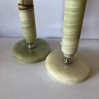 Pair of 1970’s Onyx Table Lamps (4 of 4) Pair of 1970’s Onyx Table Lamps (4 of 4)