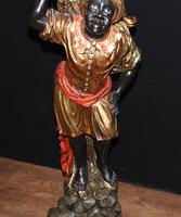 Pair of Venetian Blackamoor Figurines - Antique Clam Shell Planter Stands (4 of 11) Pair of Venetian Blackamoor Figurines - Antique Clam Shell Planter Stands (4 of 11)