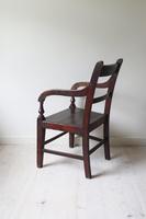 19th Century Scottish Vernacular Glasgow Pattern Joined Armchair Reddish Stain c.1880 (21 of 46) 19th Century Scottish Vernacular Glasgow Pattern Joined Armchair Reddish Stain c.1880 (21 of 46)