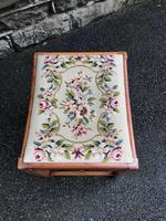 Antique Walnut Stool by Heals (5 of 6) Antique Walnut Stool by Heals (5 of 6)