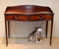 Mahogany Serpentine Front Side Table (8 of 10) Mahogany Serpentine Front Side Table (8 of 10)