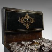 Antique Napoleon III Liquor Cellar, French, Liqueur Box, Glass Decanters, 1830 (5 of 12) Antique Napoleon III Liquor Cellar, French, Liqueur Box, Glass Decanters, 1830 (5 of 12)