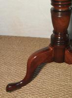 English Georgian Figured Mahogany Tilt Top Tripod Table (6 of 7) English Georgian Figured Mahogany Tilt Top Tripod Table (6 of 7)