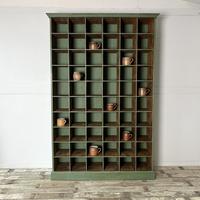 Large Victorian Painted Pine Pigeonhole Cupboard (1 of 9)