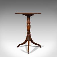 Antique Tripod Table, English, Flame Mahogany, Side, Wine, Regency c.1820 Antique Tripod Table, English, Flame Mahogany, Side, Wine, Regency c.1820