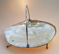 Extremely Rare & Large Solid Silver & Nacre Shell Caviar Clam Bowl c.1902 (10 of 16) Extremely Rare & Large Solid Silver & Nacre Shell Caviar Clam Bowl c.1902 (10 of 16)