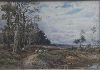 William Manners Pair of Watercolours - Farmer with Sheep & Country Folk Returning Home’ (2 of 3) William Manners Pair of Watercolours - Farmer with Sheep & Country Folk Returning Home’ (2 of 3)