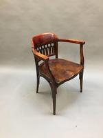 Secession Desk Chair by Otto Wagner, stamped (10 of 11) Secession Desk Chair by Otto Wagner, stamped (10 of 11)