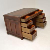 Georgian Style Mahogany Leather Top Pedestal Desk (10 of 12) Georgian Style Mahogany Leather Top Pedestal Desk (10 of 12)