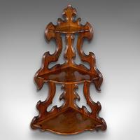 Antique 3 Tier Hanging Whatnot, English, Rosewood, Corner Wall Shelf, Victorian (4 of 12) Antique 3 Tier Hanging Whatnot, English, Rosewood, Corner Wall Shelf, Victorian (4 of 12)