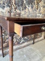 English Georgian Writing Table with Turned Legs (5 of 5)