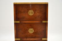Burr Elm Military Campaign Style Side Chest (6 of 11) Burr Elm Military Campaign Style Side Chest (6 of 11)