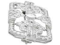 4.53ct Diamond & Platinum Brooch - Art Deco - French c.1930 (4 of 9) 4.53ct Diamond & Platinum Brooch - Art Deco - French c.1930 (4 of 9)