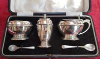 Cased Sterling Silver Cruet Set (4 of 6) Cased Sterling Silver Cruet Set (4 of 6)