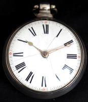 Antique Silver Pair Case Pocket Watch Fusee Verge Escapement Key Wind Enamel P Edmonds Liverpool (5 of 10) Antique Silver Pair Case Pocket Watch Fusee Verge Escapement Key Wind Enamel P Edmonds Liverpool (5 of 10)