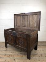 Small 18th Century Carved Oak Coffer (11 of 13) Small 18th Century Carved Oak Coffer (11 of 13)