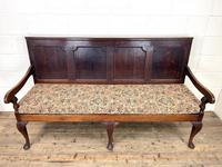 Antique George III Oak Settle Bench (2 of 10) Antique George III Oak Settle Bench (2 of 10)