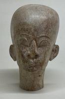 Egyptian Sculpted Alabaster Head (3 of 6) Egyptian Sculpted Alabaster Head (3 of 6)