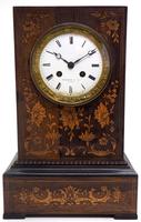 Wonderful Offices French Empire Mantel Clock Carved Floral Inlay (9 of 10) Wonderful Offices French Empire Mantel Clock Carved Floral Inlay (9 of 10)
