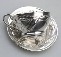 Eduard Friedman - Extremely Rare 800 Solid Silver Vienna Cup & Saucer 1900 (6 of 15) Eduard Friedman - Extremely Rare 800 Solid Silver Vienna Cup & Saucer 1900 (6 of 15)