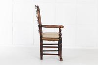 18th Century English Elm Ladder-Back Carver Chair (2 of 11) 18th Century English Elm Ladder-Back Carver Chair (2 of 11)
