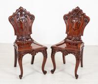 Amazing Pair of Mahogany Hall Chairs (2 of 7) Amazing Pair of Mahogany Hall Chairs (2 of 7)