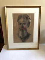 Charcoal Painting Of Man In Turban, Signed And Framed (8 of 9) Charcoal Painting Of Man In Turban, Signed And Framed (8 of 9)