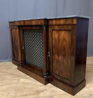 Beautiful Regency Rosewood 3 Door Breakfront Cabinet (9 of 11) Beautiful Regency Rosewood 3 Door Breakfront Cabinet (9 of 11)