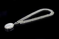 Antique Victorian Aesthetic Large Sterling Silver Locket and Collar Necklace (5 of 11) Antique Victorian Aesthetic Large Sterling Silver Locket and Collar Necklace (5 of 11)