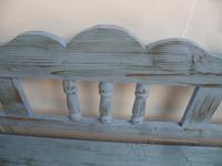 Lovely Sky Blue 3 Seater Antique Pine Kitchen / Hall Box Settle / Bench (7 of 10) Lovely Sky Blue 3 Seater Antique Pine Kitchen / Hall Box Settle / Bench (7 of 10)