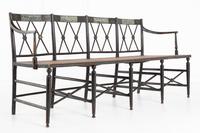 English 19th Century Regency Ebonised Cane Seat Sofa (5 of 8) English 19th Century Regency Ebonised Cane Seat Sofa (5 of 8)
