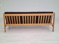 Danish Design by Børge Mogensen, Sofa Model 217, Completely Reupholstered 1970s, Furniture Wool, Oak (5 of 13) Danish Design by Børge Mogensen, Sofa Model 217, Completely Reupholstered 1970s, Furniture Wool, Oak (5 of 13)