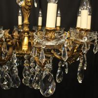 French 12 Light Gilded Bronze Antique Chandelier (4 of 10) French 12 Light Gilded Bronze Antique Chandelier (4 of 10)